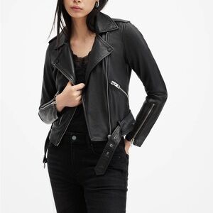 Balfern Leather Biker Jacket